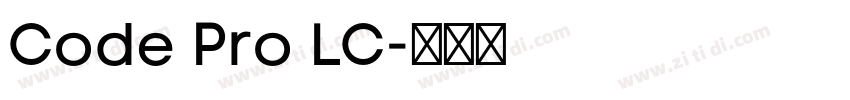 Code Pro LC字体转换